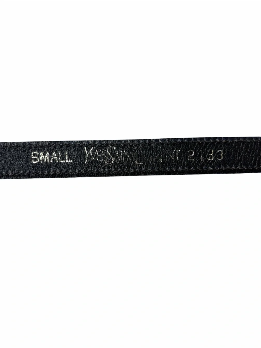 Vintage Yves Saint Laurent Red Textured Belt‎ - Size Small